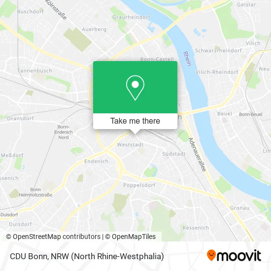 Карта CDU Bonn