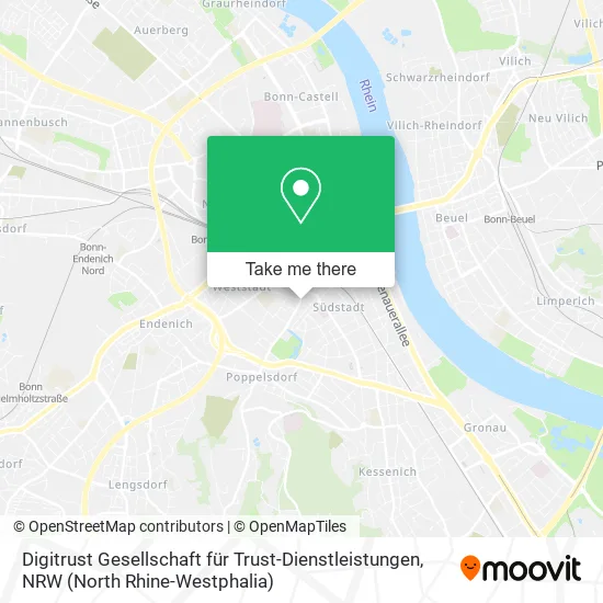 Карта Digitrust Gesellschaft für Trust-Dienstleistungen