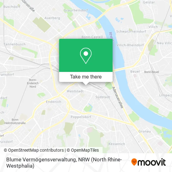 Карта Blume Vermögensverwaltung