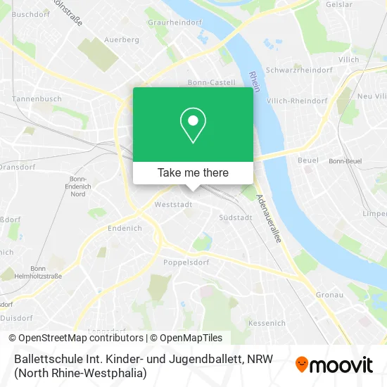 Карта Ballettschule Int. Kinder- und Jugendballett