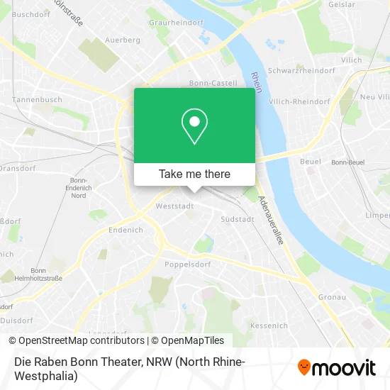 Карта Die Raben Bonn Theater