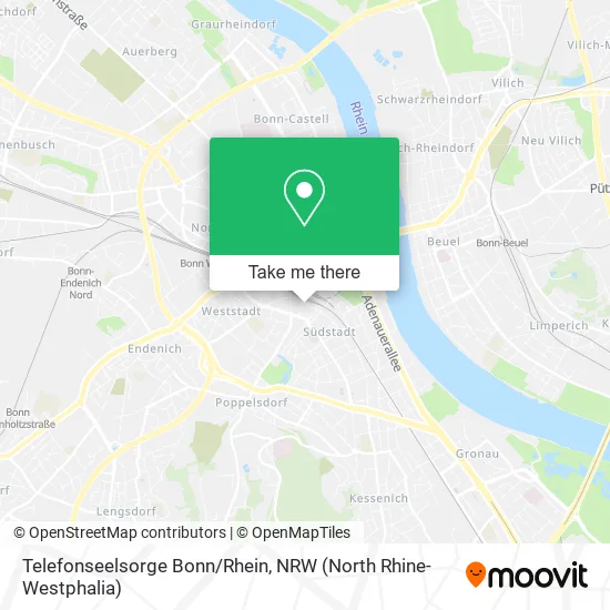 Карта Telefonseelsorge Bonn/Rhein