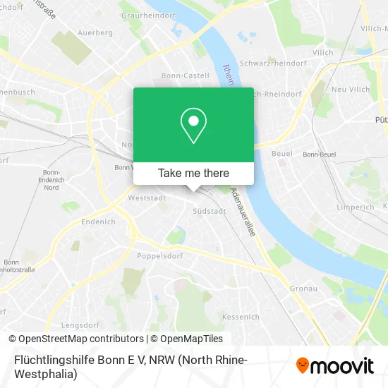 Карта Flüchtlingshilfe Bonn E V