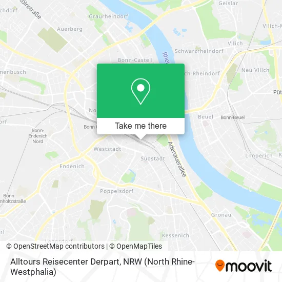Карта Alltours Reisecenter Derpart