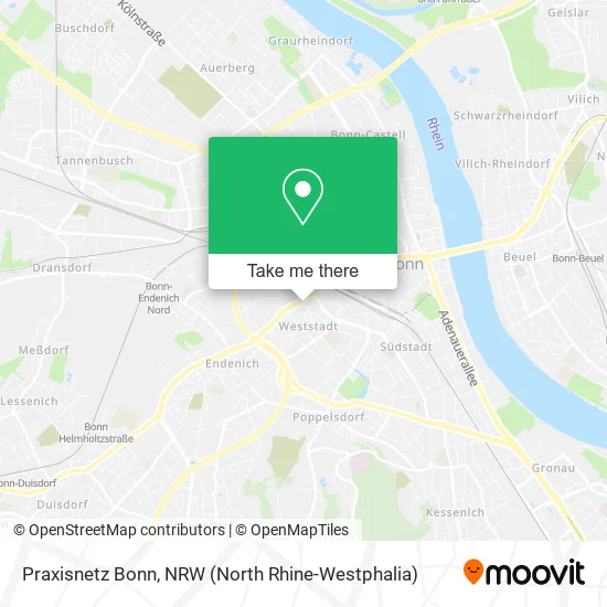 Карта Praxisnetz Bonn