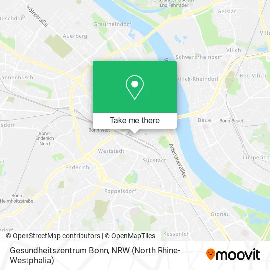 Карта Gesundheitszentrum Bonn