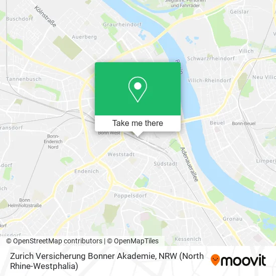 Карта Zurich Versicherung Bonner Akademie