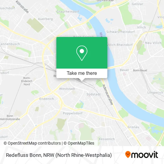 Карта Redefluss Bonn