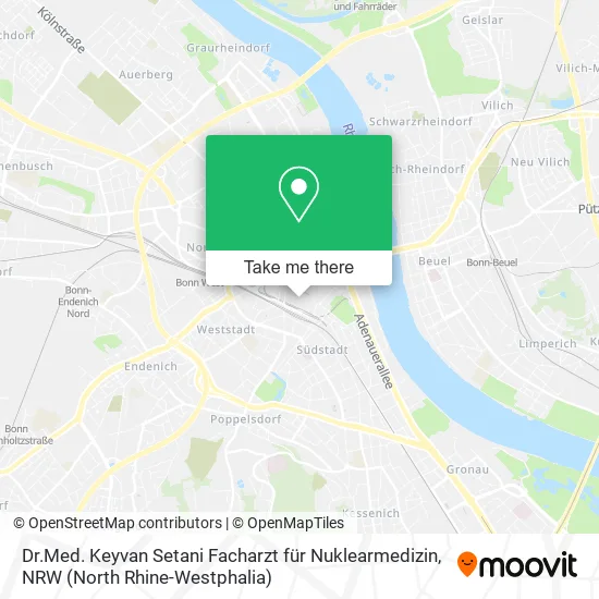 Карта Dr.Med. Keyvan Setani Facharzt für Nuklearmedizin