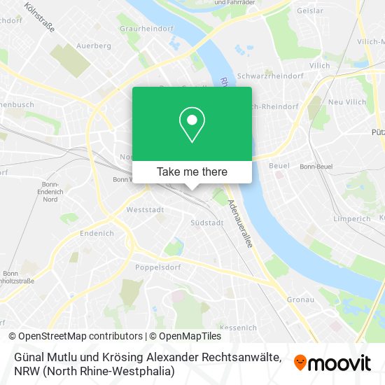 Günal Mutlu und Krösing Alexander Rechtsanwälte map