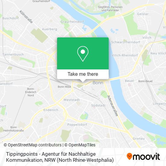 Tippingpoints - Agentur für Nachhaltige Kommunikation map