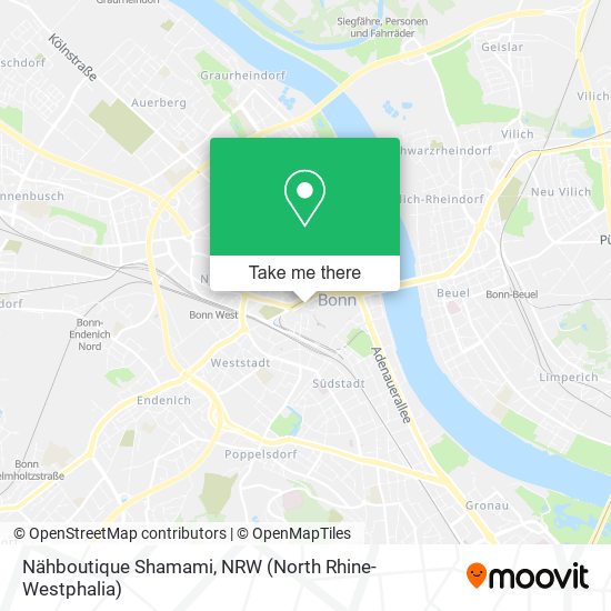 Nähboutique Shamami map
