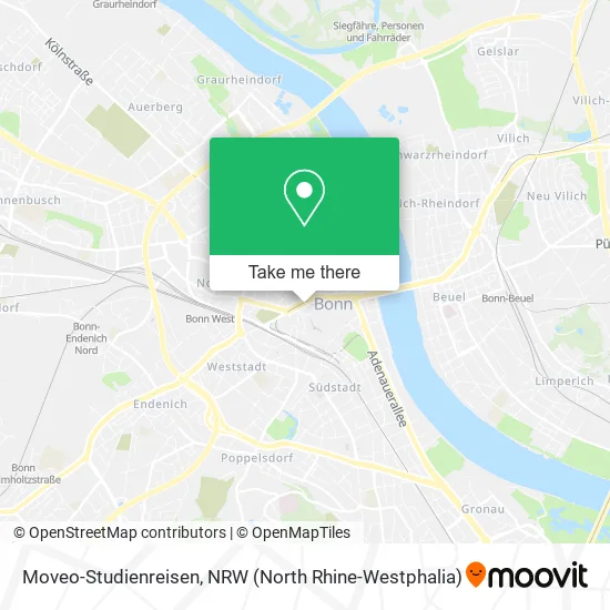 Карта Moveo-Studienreisen