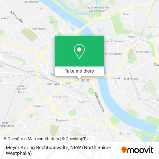 Карта Meyer Köring Rechtsanwälte