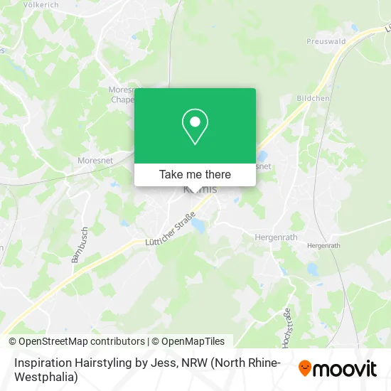 Карта Inspiration Hairstyling by Jess