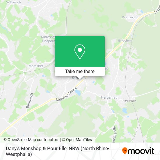 Dany's Menshop & Pour Elle map