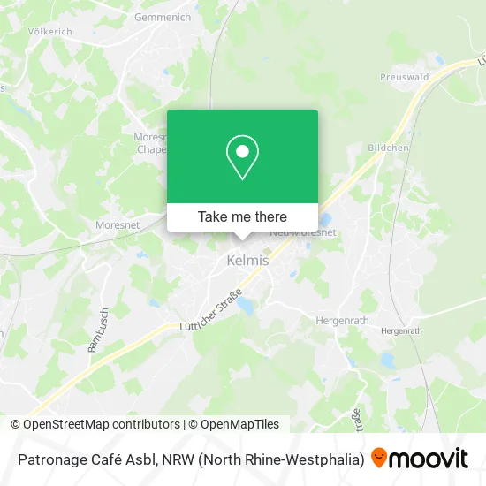 Карта Patronage Café Asbl