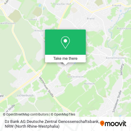 Dz Bank AG Deutsche Zentral Genossenschaftsbank map