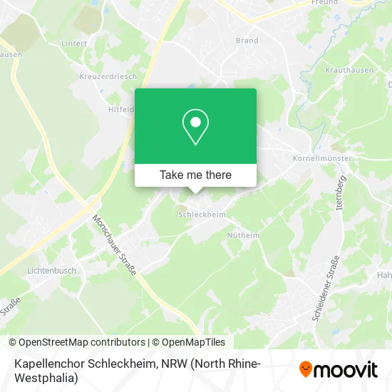 Карта Kapellenchor Schleckheim