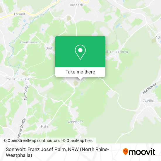 Карта Sonnvolt: Franz Josef Palm