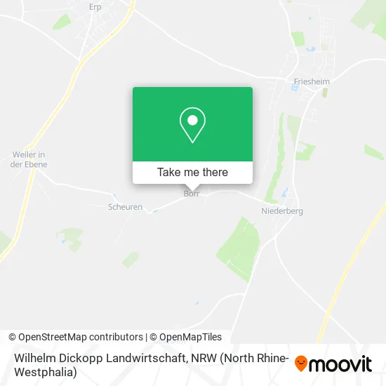 Wilhelm Dickopp Landwirtschaft map