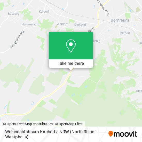 Weihnachtsbaum Kirchartz map