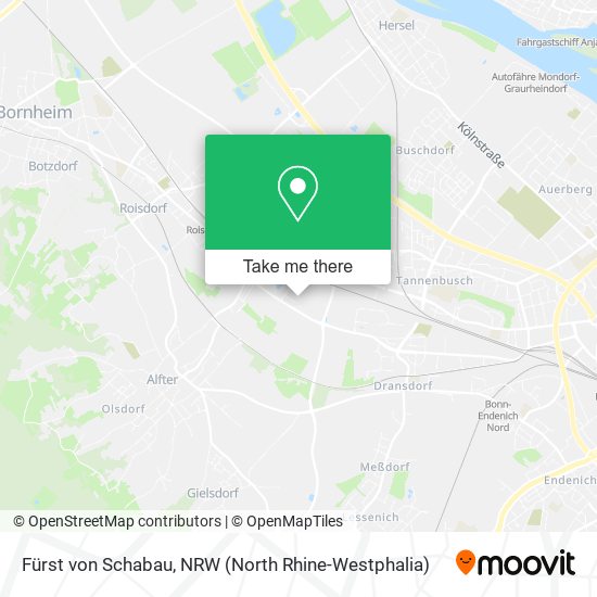 Fürst von Schabau map