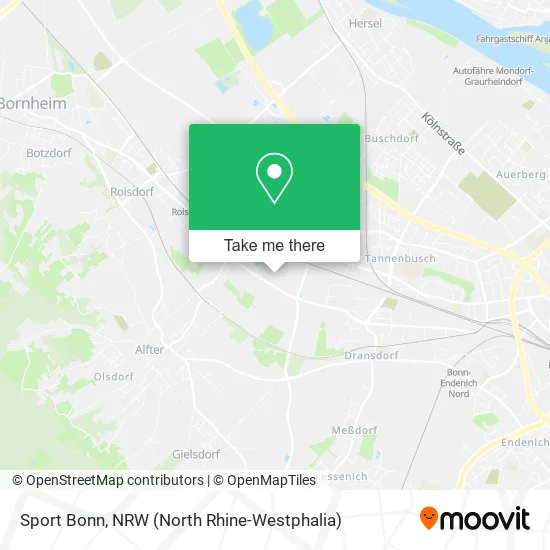 Sport Bonn map