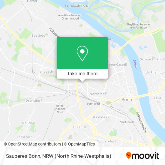 Карта Sauberes Bonn