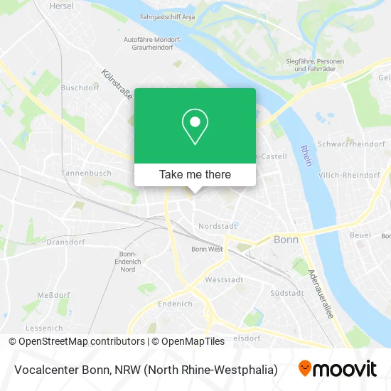 Карта Vocalcenter Bonn