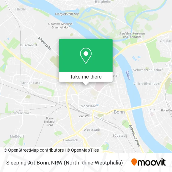 Карта Sleeping-Art Bonn