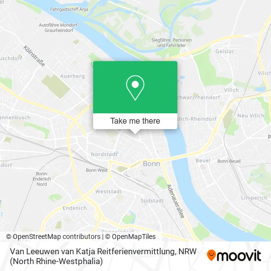 Карта Van Leeuwen van Katja Reitferienvermittlung