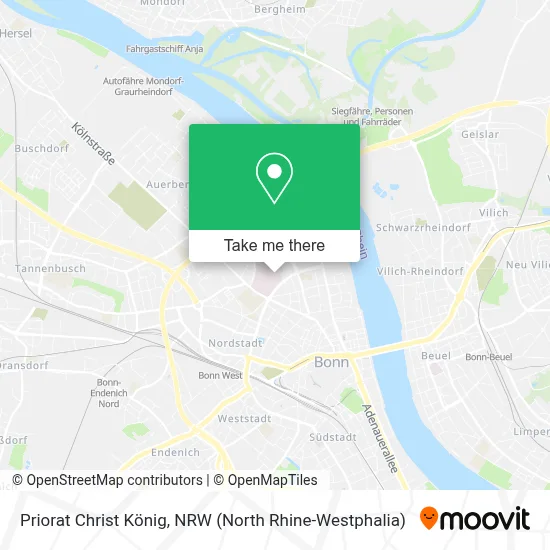 Priorat Christ König map