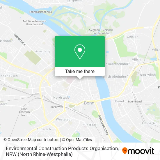 Карта Environmental Construction Products Organisation