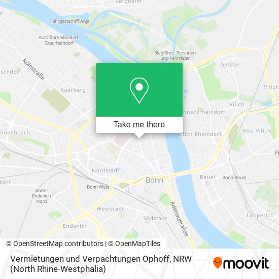 Vermietungen und Verpachtungen Ophoff map