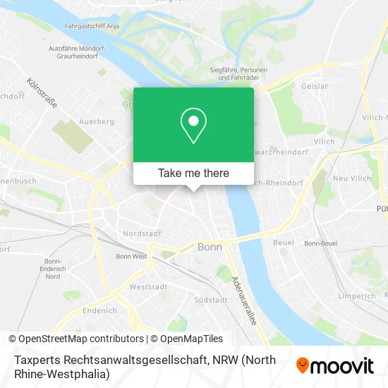 Карта Taxperts Rechtsanwaltsgesellschaft