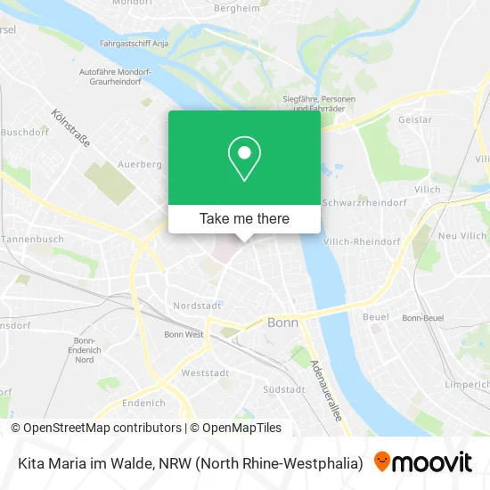 Карта Kita Maria im Walde