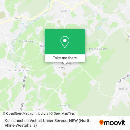 Карта Kulinarischen Vielfalt Unser Service