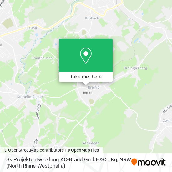Sk Projektentwicklung AC-Brand GmbH&Co.Kg map