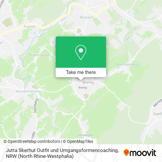 Карта Jutta Skerhut Outfit und Umgangsformencoaching
