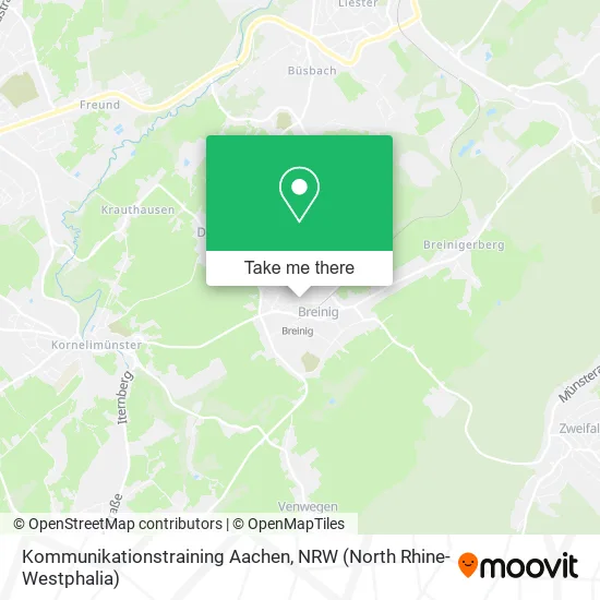 Карта Kommunikationstraining Aachen