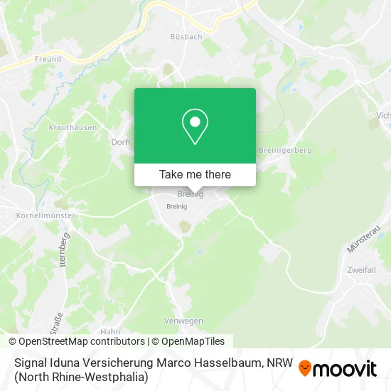 Карта Signal Iduna Versicherung Marco Hasselbaum