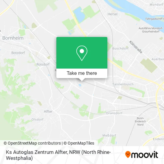 Карта Ks Autoglas Zentrum Alfter