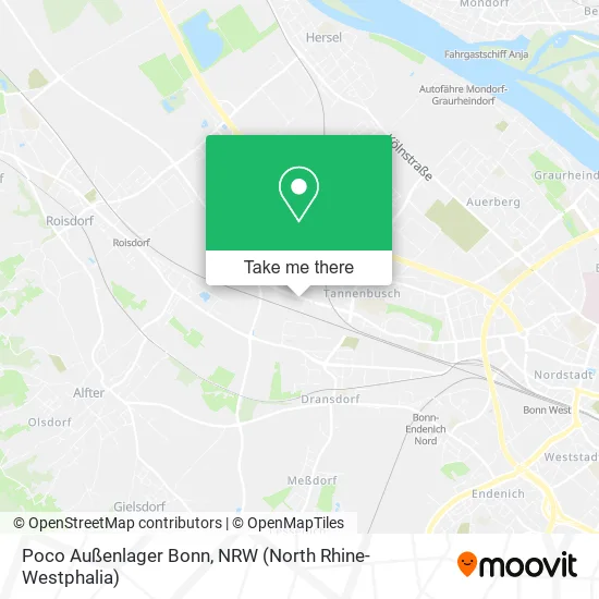 Карта Poco Außenlager Bonn