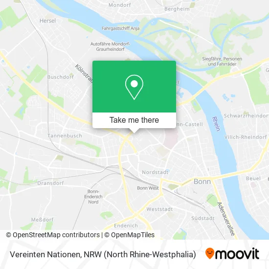 Vereinten Nationen map