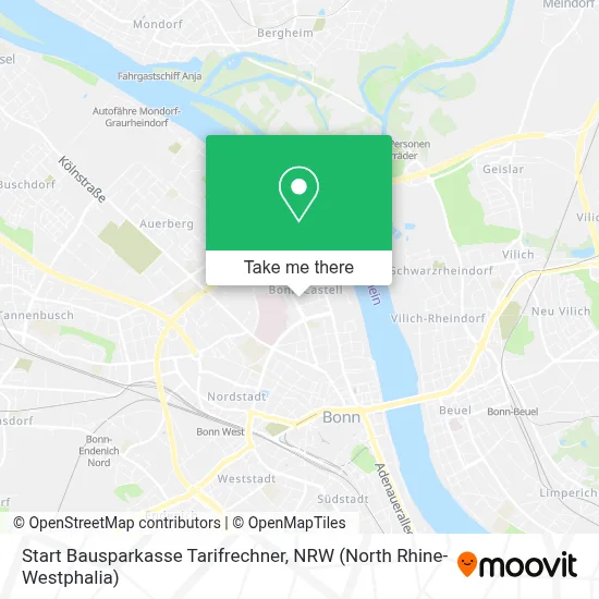 Start Bausparkasse Tarifrechner map