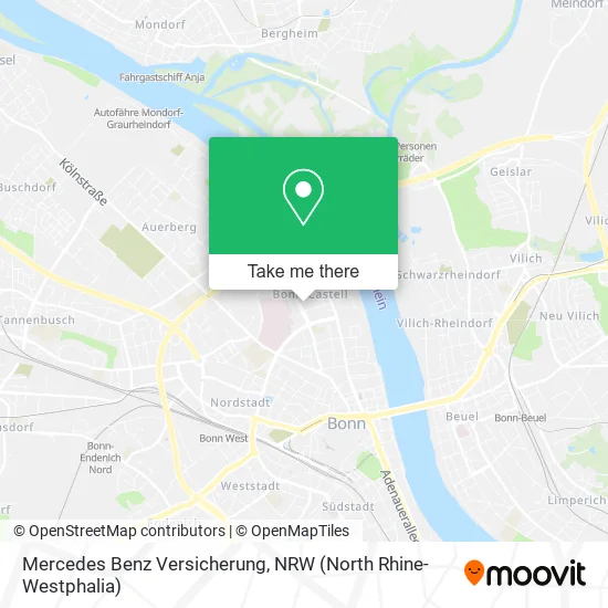 Карта Mercedes Benz Versicherung