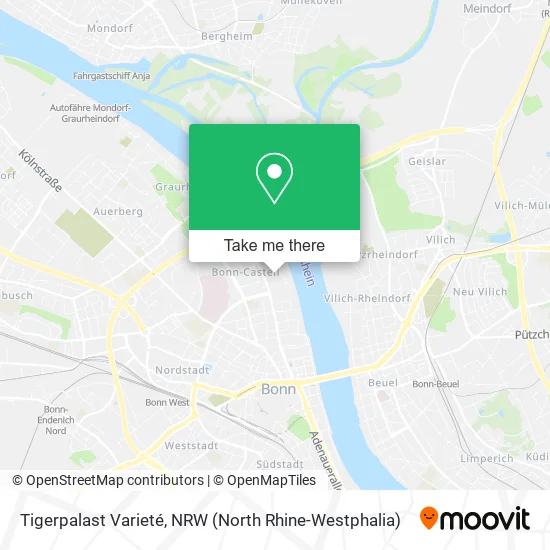 Карта Tigerpalast Varieté