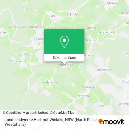 Карта Landhandwerke Hartmut Winkels