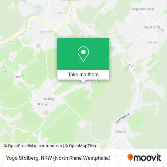 Yoga Stolberg map